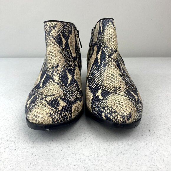 Sam Edelman Petty Snakeskin Booties 7.5 - Picture 3 of 9